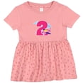 thumbnail image 3 of Inktastic 2nd Birthday Airplane Girls Pilot 2 Year Old Girls Baby Dress, 3 of 5