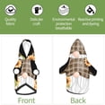 thumbnail image 6 of Honeii Sunflower Gnomes 4 Print Small Dog Hoodies Pet Hooded Sweatshirts Fall Winter Puppy Cat Sweaters Warm Clothes for Small Dogs Outfits Costume-Large, 6 of 7