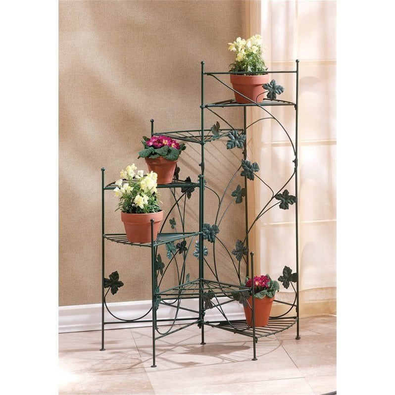 Zingz and Thingz Ivy-Design Staircase Plant Stand by Zingz & Thingz