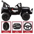 thumbnail image 4 of Camioneta Montable 93 cm Electrica para Niños Control Remoto 12v - Negro, 4 of 8