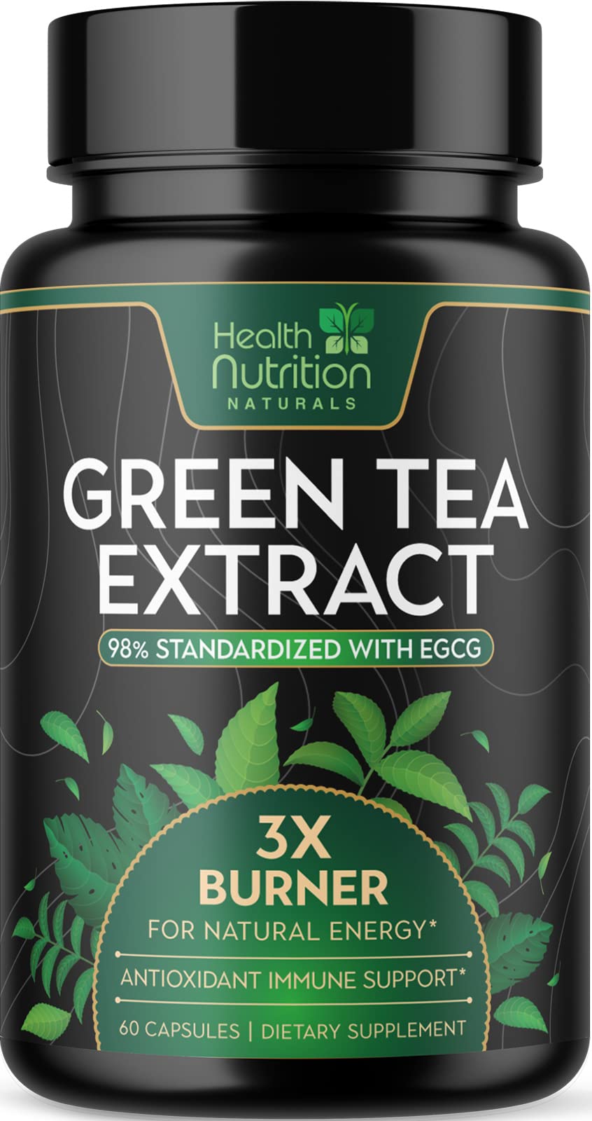 Green Tea Extract Fat Burner Weight Loss Supplement with ECGC & Green