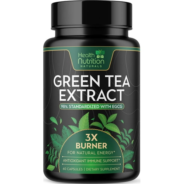 Green Tea Extract Fat Burner Weight Loss Supplement with ECGC & Green