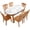 Pale Grey Dust, variant on Oval Fitted Wood Planks Tablecloth, Rustic Wood Board Elastic Edged Table Covers Wrinkle Resistant Table Cloths for Kitchen Dining, Party, Holiday, Buffet, 48" x 68" (Oval)