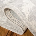 thumbnail image 5 of SAFAVIEH Micro-Loop Carl Floral Overdyed Wool Area Rug, Grey/Ivory, 5' x 8', 5 of 9