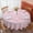 Pioneer Flower Floral-1, variant on Pioneer Flower Floral Print Pattern Round Tablecloth 60 X 60 Inch, Wrinkle Resistant Wipeable Table Cloth for Kitchen Dining Picnic Patio Party