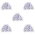 thumbnail image 2 of Moyic Gorros de baño para el cabello con estampado de flores, cubierta de lazo elástico impermeable, turbante de baño, sombrero corto Type2 NO2, 2 of 6