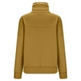 thumbnail image 5 of HAPIMO Hoodie Zipper Sweatshirts for Women Casual Color Block Turtleneck Drawstring Coat Top Outdoor Clothes Jacket Outerwear Yellow XXXL, 5 of 5