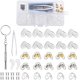 thumbnail image 1 of 25 pares de almohadillas para la nariz de los anteojos, kit de reparación de anteojos Halfwe, dontodent de silicona Halfwe Kuyhfg Sin marca, 1 of 5