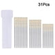 thumbnail image 3 of 30pcs Carbon Steel Large Hole Needles DIY Yarn Knitting Needles Sewing Needles Set with A Storage Barrel(Two Sizes, 10pcs for Each Size), 3 of 3