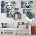 thumbnail image 4 of Designart "Nordic Queen Blue Grey Majesty" Abstract Landscape Metal Wall Art Prints, 4 of 5