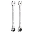 thumbnail image 1 of Uxcell 2pcs 12-Point Ratcheting Combination Wrench 3/8 Inch 72-Teeth 45# Carbon Steel, 1 of 7