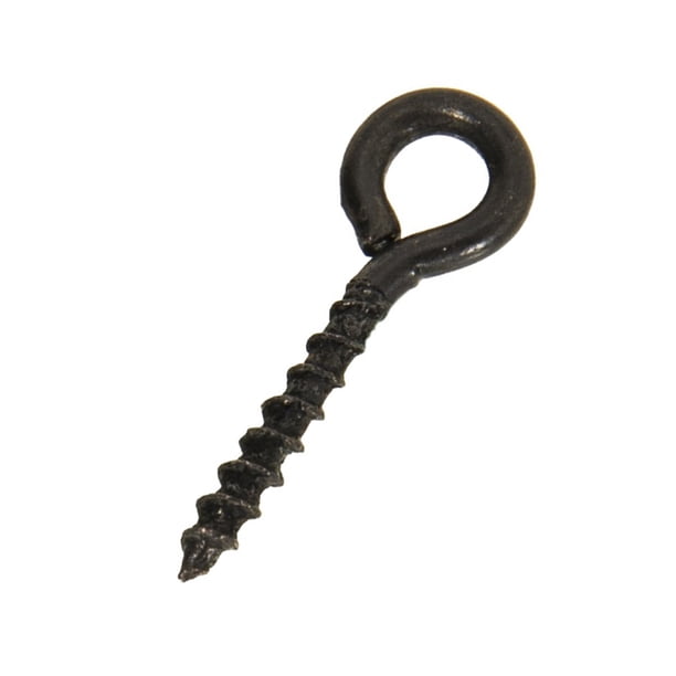 Eigraketly 50 Uds tornillo de alta velocidad giratorio Pop Up Peg soporte de pellets Clips giratorios de pesca de carpa Terminal de aparejo de Pescar Sin anillo