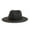 Black, variant on Nmnitkp Womens Mens Wide Straw Panama Hat Fedora Summer Beach Sun Hat UPF for Women Stylish and Cool Hat