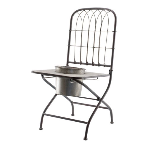 Metal Chair Planter Walmart Com Walmart Com