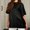 Black, variant on ALLLIST Sequin Tops for Women Crew Neck Black T-Shirts Short Sleeve Plain Trendy Shirts Tops for Ladies