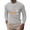 Light Gray, variant on IWRICH Walk for Peace Monks Journey T-Shirt for Men White Long Sleeve Tshirts Crew Neck Oversize Big and Tall Tops Yellow XL