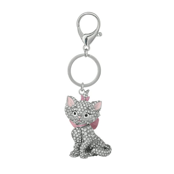 Aristocats Marie Crystal Pavé Bag Charm Keychain – Officially Licensed