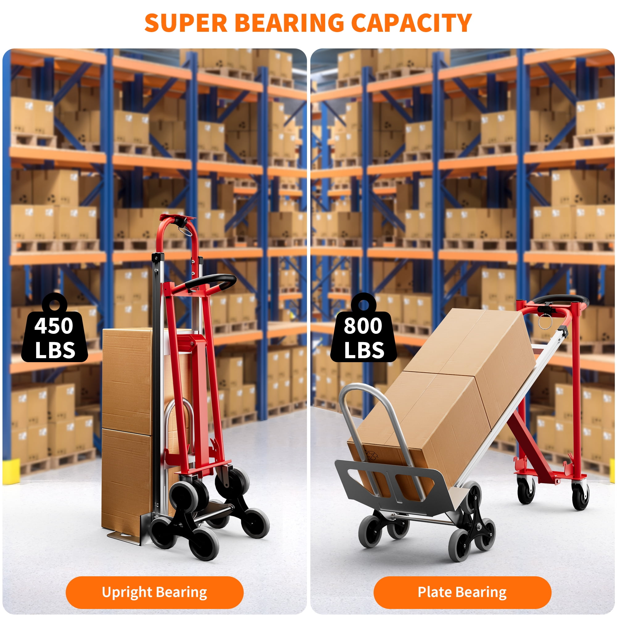 Accreate Aluminum Foldable Hand Truck With Wheels, 3 In 1 Convertible Heavy Duty Dolly Cart, Includes Elastic Straps, 800 Lbs Capacity, Ideal For Moving In Warehouse, Home, Or Supermarket