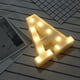 thumbnail image 1 of Fiudx Luces de Letras, Letrero Led Decorativo con Alfabeto, Caracteres Iluminados En Blanco Cálido, Versátil para Pared o de Pie, Decoración para Mesa de Fiesta, Decoración Navideña para El Hogar y L, 1 of 3