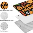 thumbnail image 5 of Halloween Festive Text Pattern Bathroom Rugs Sets 3 Piece,Toilet Cover Set,Absorbent Non Slip Bathroom Mats Sets with U-Shaped Contour Rug Toilet Rug Set, 5 of 5