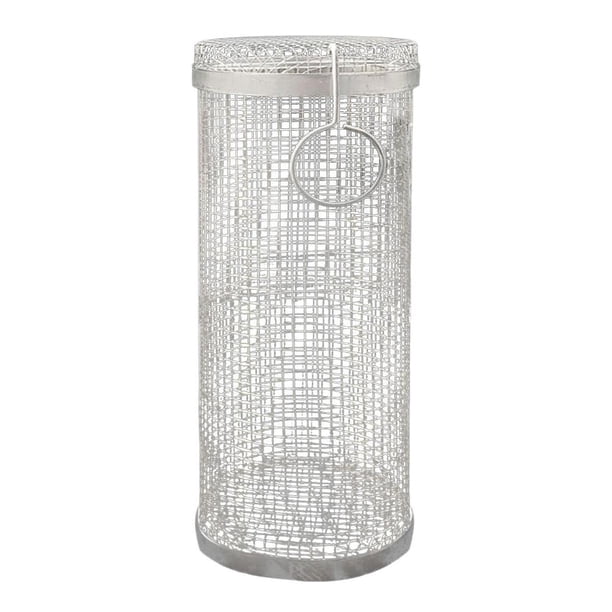 Cesta de barbacoa de acero inoxidable para carne, pescado, camarones, verduras (30 cm) Hugtrwg Para estrenar