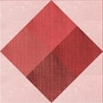thumbnail image 1 of Ahgly Company Machine Washable Indoor Square Transitional Deep Rose Pink Area Rugs, 5' Square, 1 of 7