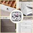 thumbnail image 4 of 4 Pcs Cabinet Handle Drawer Pulls Alpaca Knobs with Screws Square Furniture Office Cabinet Knob Decoration, 4 of 5