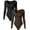 Black,darkbrown, variant on Women's 2 Piece Bodysuits Sexy Ribbed One Piece Long Sleeve Button Square Neck Tops Bodysuits