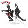 thumbnail image 4 of Arashi(Version 2.0) Adjustable Rearsets for Kawasaki Ninja 250R EX250J SE 2008 - 2012 Motorcycle Accessories Racing Foot Pegs Footrests Rear Set Black 2009 2010 2011, 4 of 6