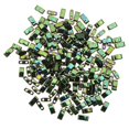 thumbnail image 2 of Metallic Green Iris Miyuki Tila Seed Beads - Half Cut TLH468-TB, 2 of 2