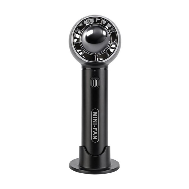 Ventilador de mano USB F23 Zulema Cool Dura 3 velocidades verano negro