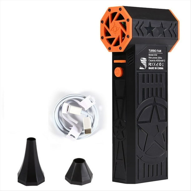 Ventilador Turbo de Mano de Alta Potencia de 130.000 RPM, Soplador de Aire Turbo de Alta Potencia, Soplador de Polvo, Ventilador Industrial para Conductos.