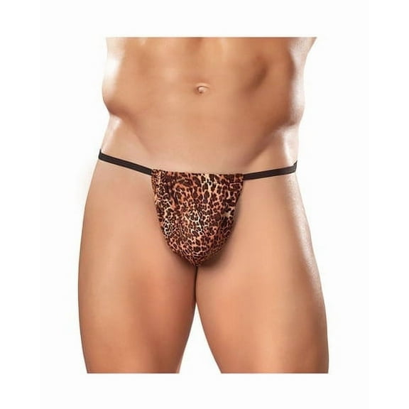 Male Power Animal Posing Strap Thong-Brown-Only Size
