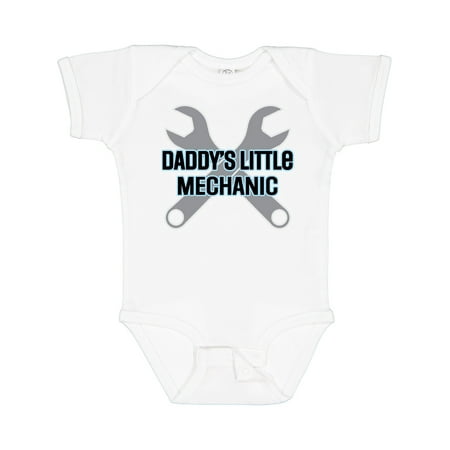 

Inktastic Daddys Little Mechanic Baby Boy Gift Baby Boy Bodysuit