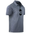 thumbnail image 2 of SWISSWELL Men's Sports Polo Shirts for Golf Short Sleeve Classic Solid Color for Casual and Business Wear, 2 of 6