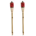thumbnail image 4 of EIGTHTAIL 2Pcs Bamboo Outdoor Torch Woven Torch Landscape Pathway Torch Garden Bamboo Torch, 4 of 8