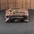 thumbnail image 3 of Latón Mini Retro Buda reclinado decoración estatua escultura figuras coleccionables pequeño Buda, 3 of 5