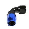 thumbnail image 1 of 10 Pieces Of BLACK/BLUE-12AN AN12 90 Degree Swivel Oil/Fuel/Gas Line Hose End Fitting Adapter BLACK/BLUE-12AN AN12 90 Degree Swivel Oil/Fuel/Gas Line Hose End Fitting Adapter, 1 of 4