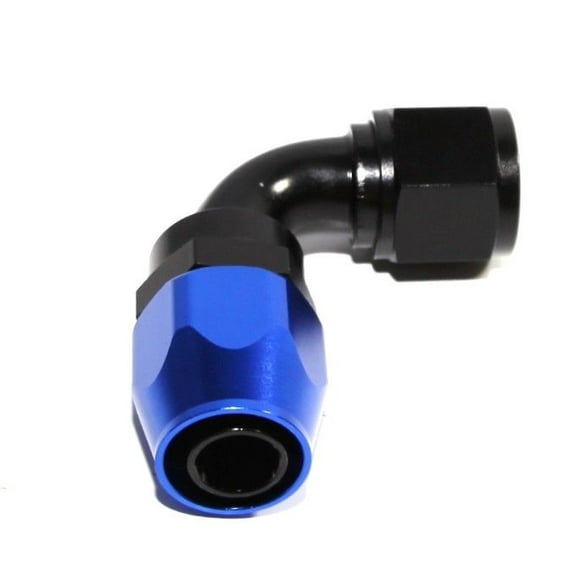 10 Pieces Of BLACK/BLUE-12AN AN12 90 Degree Swivel Oil/Fuel/Gas Line Hose End Fitting Adapter BLACK/BLUE-12AN AN12 90 Degree Swivel Oil/Fuel/Gas Line Hose End Fitting Adapter
