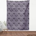 thumbnail image 3 of Ambesonne Gothic Fabric by the Yard Upholstery, Feminine Victorian Motif, 2 Yards, Lilac Black, 3 of 4