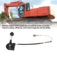 thumbnail image 4 of Excavator Throttle Control Cable, Stainless Steel PU EX230 Mixers Excavator Throttle Wire Wire Replacement for EX230 Excavators, 4 of 7