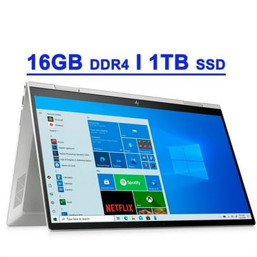 HP ENVY 15.6" FHD IPS (1920x1080) Touch x360 2-in-1 Laptop, Full HD Touchscreen, 11th Gen Intel Quad-Core i5-1135G7, 16GB DDR4 RAM, 1TB SSD, Backlit Keyboard, Fingerprint Reader, HDMI, WiFi6