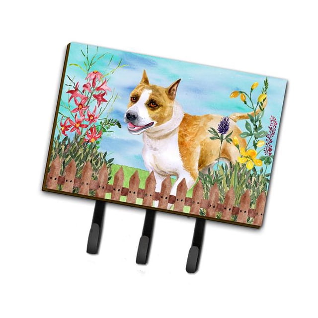 American Staffordshire Spring Leash or Key Holder