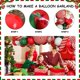 thumbnail image 3 of Kit de arco de guirnalda de globos de Navidad JAMW 112 piezas 12 10 5 Juego de decoraciones rojo verde blanco Sencillez, 3 of 5