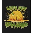 thumbnail image 3 of Halloween Pumpkin Lets Get Smashed Mens T Shirt, 3 of 4