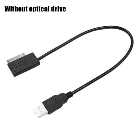 Wmool USB 2.0 to Slimline SATA 7 6 13pin Laptop DVD Optical Adapter ...Drive