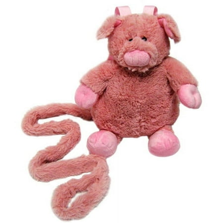 2 in 1 harness backpack, pig, pink, child leash, baby walking safety harness, kid backpack with tether, toddler travel, wrist leash
