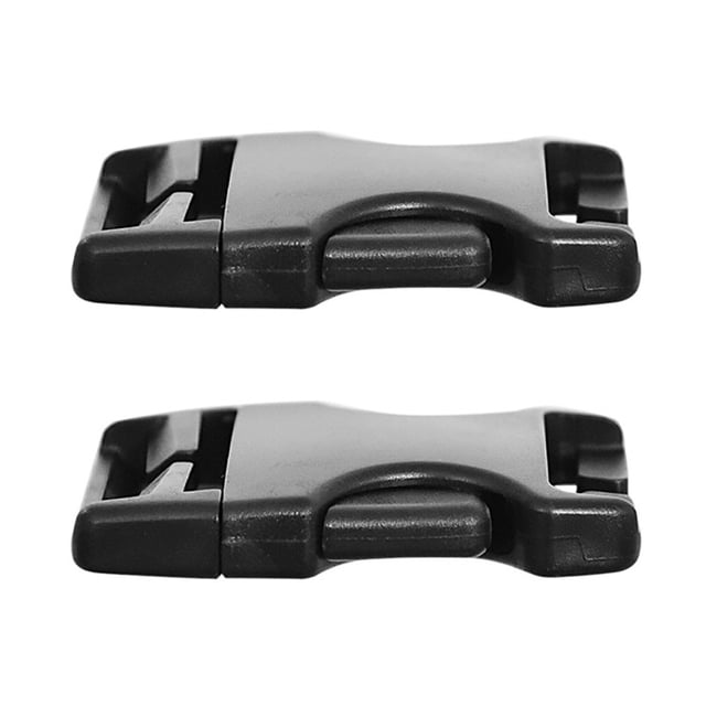 Naiovety 2 piezas de correas, hebilla de separación, sujetador de correa Rectangular deportivo, hebillas de cierre rápido ajustables duales, Escalada