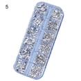thumbnail image 2 of opvise 12Grids/Box Flat Back Nail Art Rhinestone 3D Effect Faux Pearl Style Round Glitters DIY Nail Rhinestones Decoration for Manicure, 2 of 8