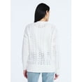 thumbnail image 4 of Scoop Women’s V Neck Sweater Cardigan, Midweight, Sizes XS-4X, 4 of 6